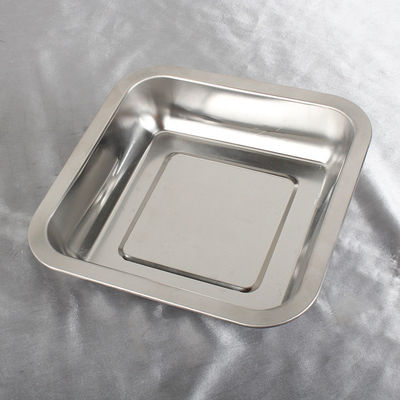 Veilig roestvrij staal voedselbak Plaat Oven glad gepolijst 60 * 60 * 2cm