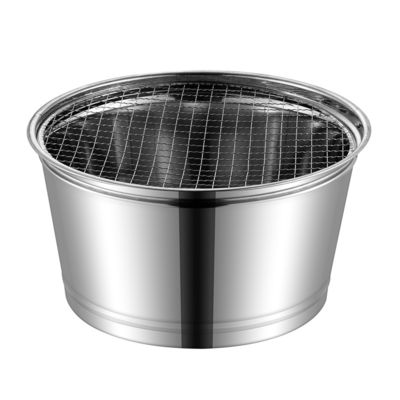 Draagbare BBQ-grillkachel van roestvrij staal 29 cm voor kamperen
