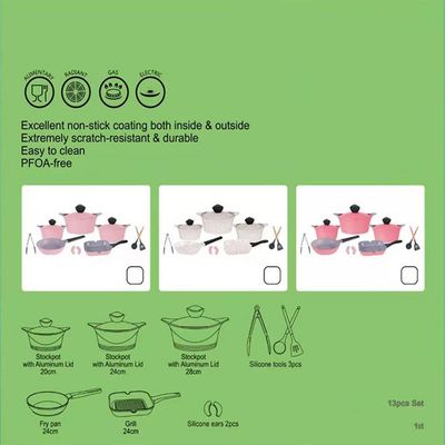 Fabriek Direct Kookpot Set Kookgerei Potten En Panen Kookgerei Sets Kook