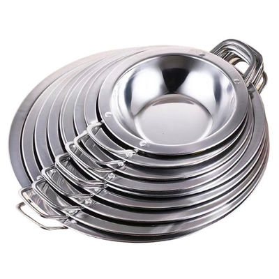 Voedingswaarde 18-32 cm roestvrij staal pan platte bodem