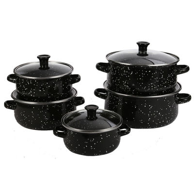 OEM aluminium dubbel-oor casserole 5 stuk set voor moderne keukens