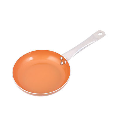 Oven veilig Oranje aluminium kookgerei met siliconen greep