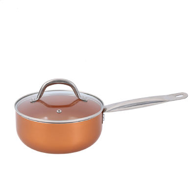 Oven veilig Oranje aluminium kookgerei met siliconen greep