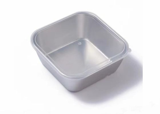 Leekbestendige containers van roestvrij staal met deksels voor de opslag van levensmiddelen