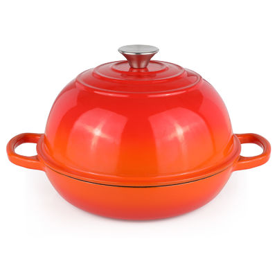 6 QT gelast gietijzeren Hollandse oven   Perfecte voor het bakken, braden en langzaam koken van zuurdesem