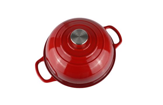 COOKNEXA 6QT Emailleerde gietijzeren Hollandse oven    10 inch, perfect voor zuurdeeg bakken, stoofpotten en langzaam koken