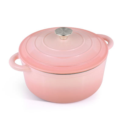 5.5Qt geëmailleerde gietijzeren Hollandse oven - Perfect voor het bakken van brood en zuurdeeg, veilig voor de oven