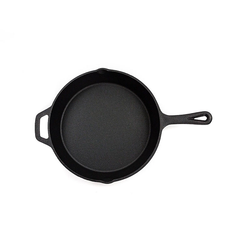 Pre Gekruide Lange de Koekepan Pan 6/8/10 Duim 3pcs/Set van het HandvatGietijzer