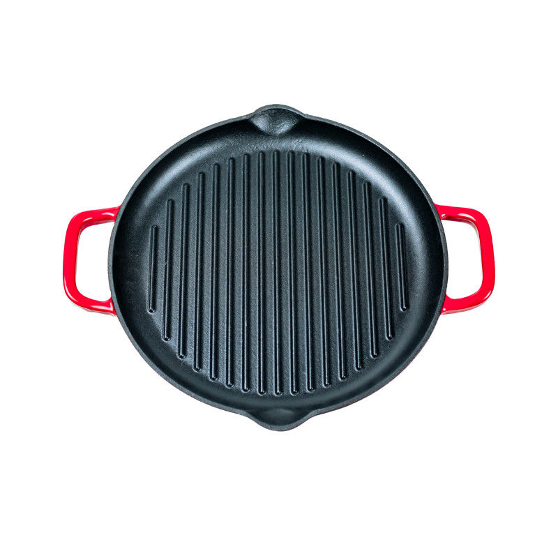 OEM Twee de Pan van het HandvattenGietijzer 30/35 cm voor Fornuisbovenkant