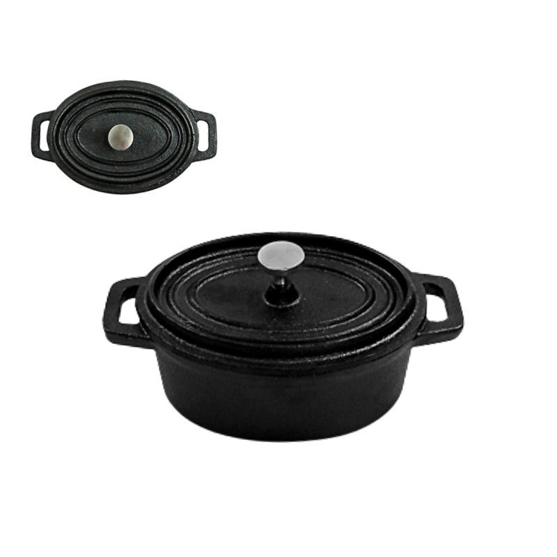 Matt Blake Cast Iron Casserole 4.5/7.2 Kwart gallon met Pre Gekruide Deklaag