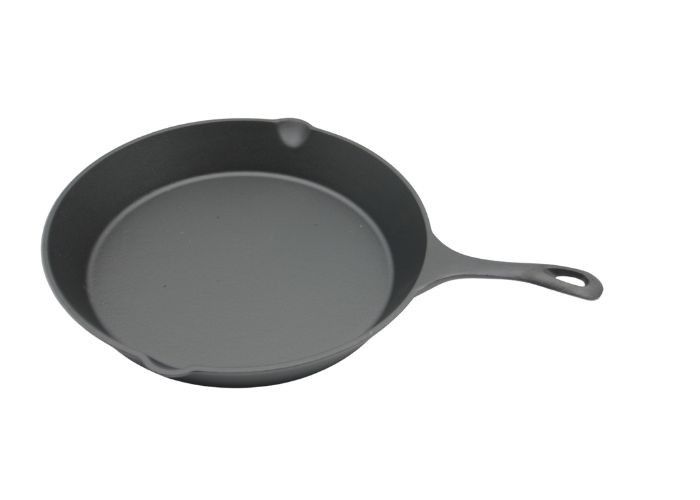 Ronde pre-Gekruide Gietijzerkoekepan: Perfectioneer voor Huis die en Openlucht Roosterend 10 Duim/12 Duim koken