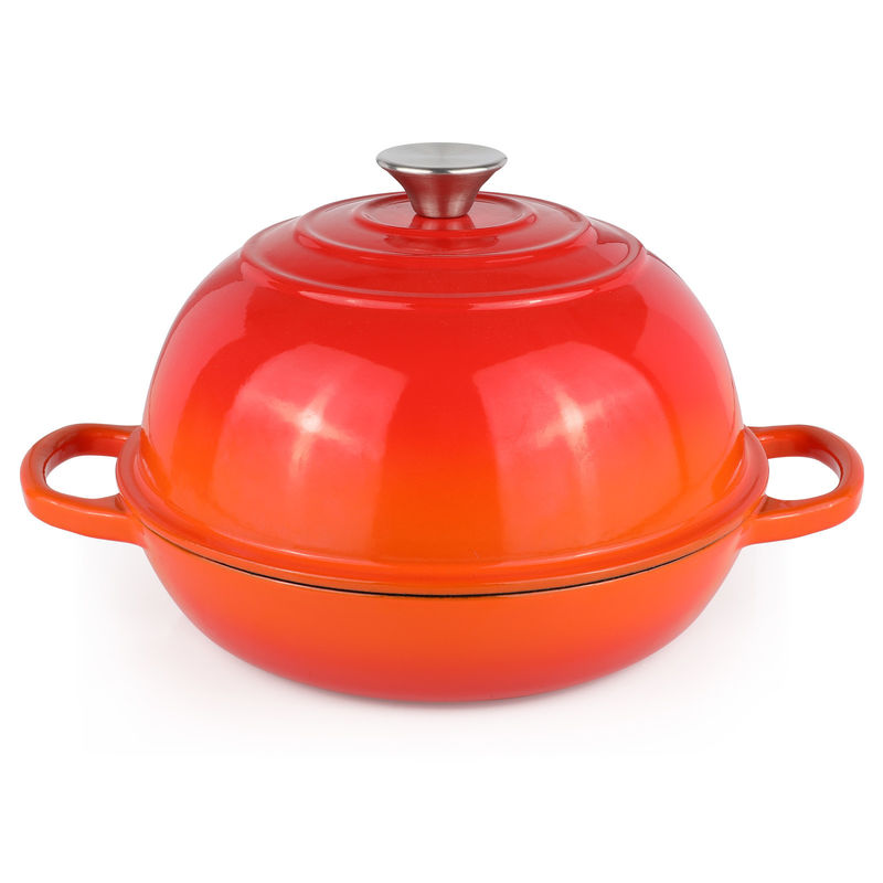 6 QT gelast gietijzeren Hollandse oven   Perfecte voor het bakken, braden en langzaam koken van zuurdesem
