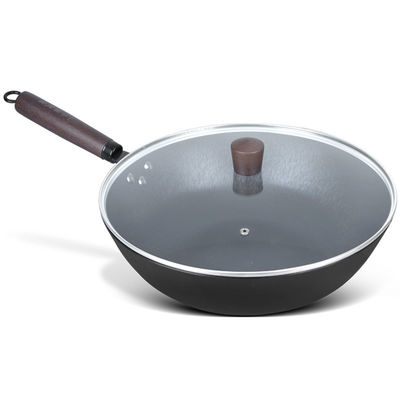Houten Handvat van Pan Good Heat Retention With van de Stok niet het Chinese Wok