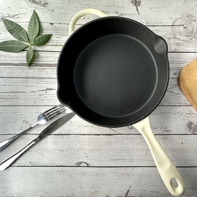Gietijzer Email Met een laag bedekt het Braden Pan Non Stick Durable Black Binnenland