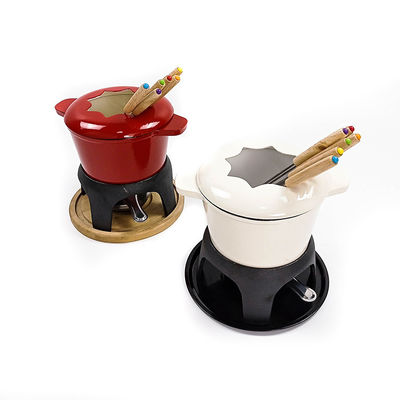 OEM van het de Stokemail van de Gietijzerfondue de Potten van de de Kaasfondue niet 1,5 Kwart gallon